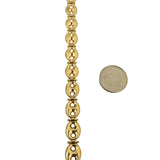 14k Yellow Gold 10.5g Ladies Polished 8.5mm Puffy Mariner Link Bracelet Italy 7"