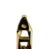 14k Yellow Gold 13.7g Solid Ladies 5.5mm Squared Mariner Link Bracelet 7"