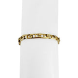 14k Yellow Gold 13.7g Solid Ladies 5.5mm Squared Mariner Link Bracelet 7"