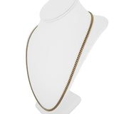 14k Yellow Gold 32g Solid Heavy 4.2mm Cuban Curb Link Chain Necklace 26"