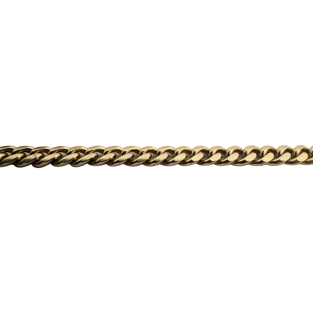14k Yellow Gold 32g Solid Heavy 4.2mm Cuban Curb Link Chain Necklace 26"