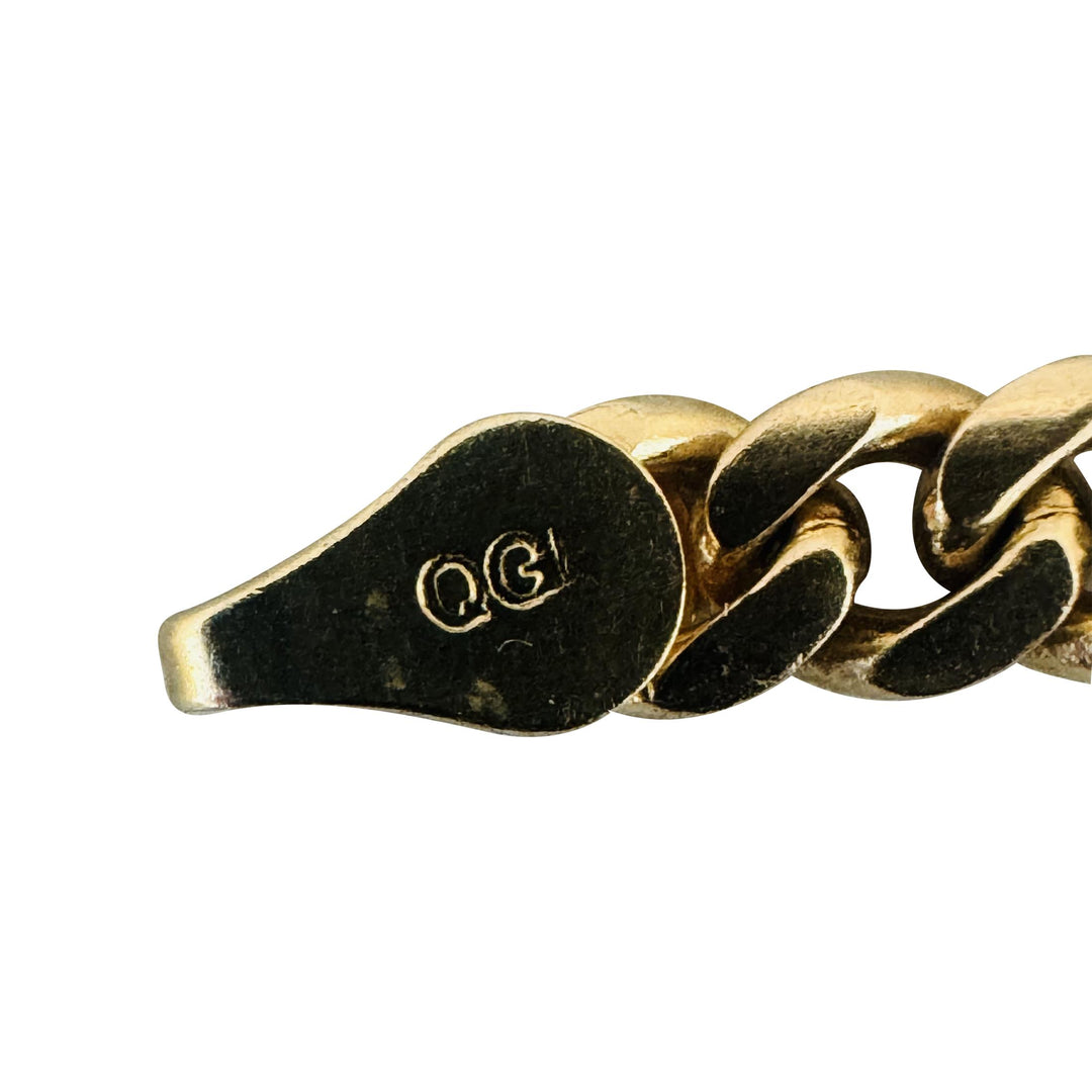 14k Yellow Gold 32g Solid Heavy 4.2mm Cuban Curb Link Chain Necklace 26"