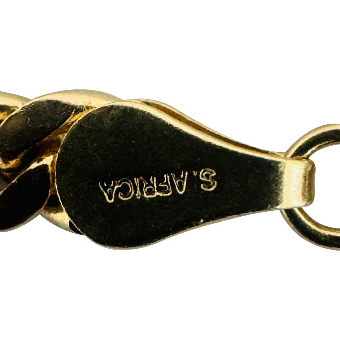 14k Yellow Gold 32g Solid Heavy 4.2mm Cuban Curb Link Chain Necklace 26"