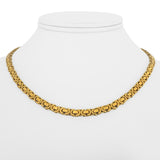 14k Yellow Gold 26g Solid Heavy Ladies 4.5mm Fancy Link Necklace 16"