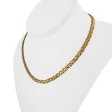 14k Yellow Gold 26g Solid Heavy Ladies 4.5mm Fancy Link Necklace 16"