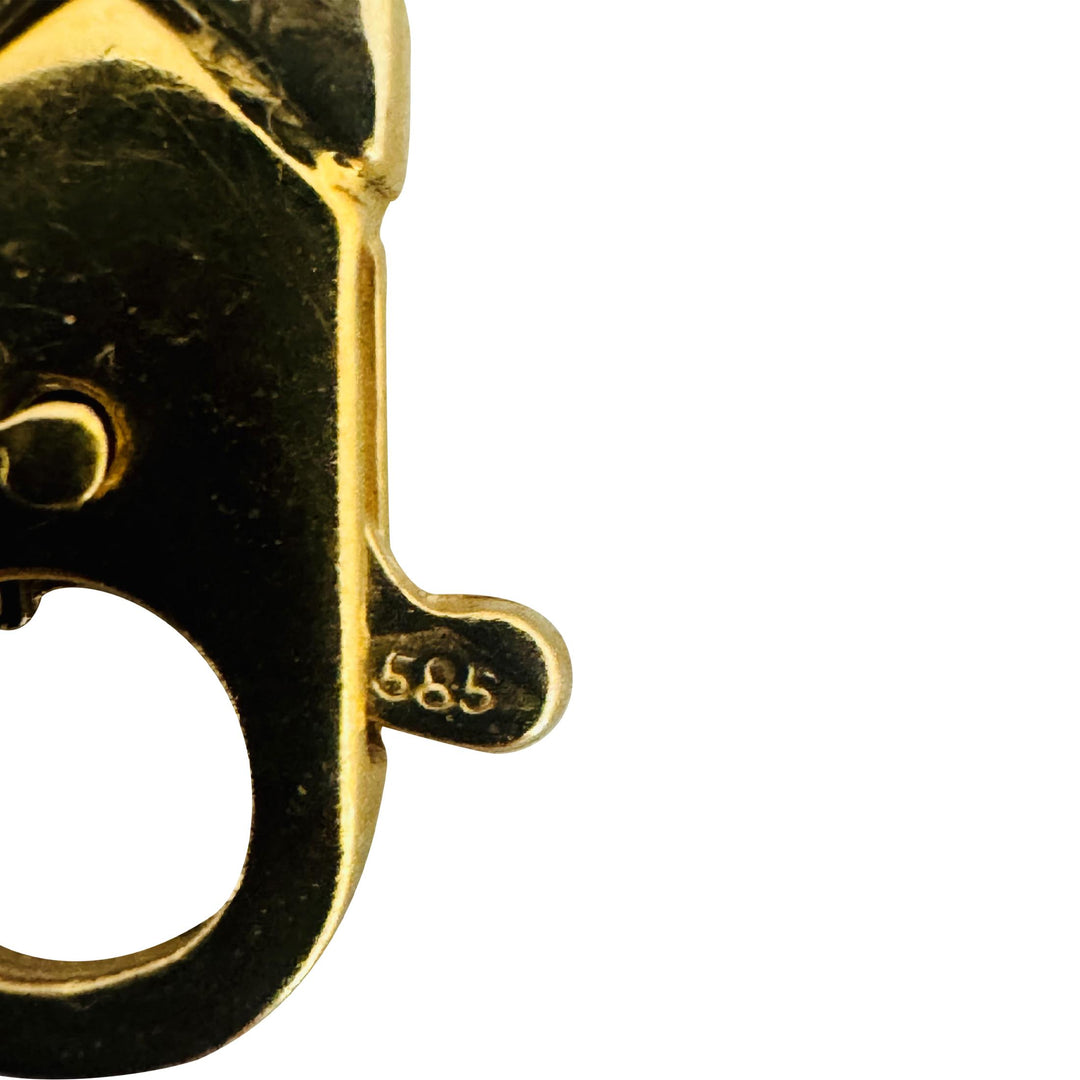 14k Yellow Gold 26g Solid Heavy Ladies 4.5mm Fancy Link Necklace 16"