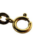 18k Yellow Gold 9.8g Vintage UnoAErre Serpentine Link Chain Necklace Italy 20.5"