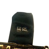 14k Yellow Gold 48g Heavy Vintage 12mm Fancy Link Collar Necklace 15"