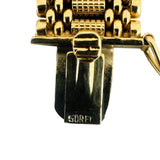 14k Yellow Gold 48g Heavy Vintage 12mm Fancy Link Collar Necklace 15"