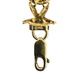 14k Yellow Gold 12.8g Diamond Cut Beach Ocean Charm Link Bracelet 7.25"