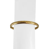 14k Yellow Gold 6.5g Light Ladies 6mm Fancy Bangle Bracelet 7.75"
