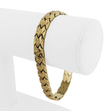 14k Yellow Gold 13.5g Ladies Starburst 8.5mm Fancy Link Bracelet 7.25"