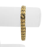 14k Yellow Gold 13.5g Ladies Starburst 8.5mm Fancy Link Bracelet 7.25"