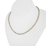 14k Yellow Gold 10.5g Solid Ladies 4mm Oval Cable Link Chain Necklace 16"
