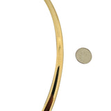 14k Yellow Gold 48.8g Solid Heavy 8mm Omega Link Necklace Italy 16"