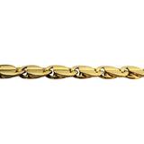 18k Yellow Gold 49.3g Solid Heavy 8mm Men's Closed Curb Link Bracelet Italy 8.5"