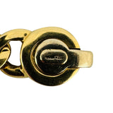 18k Yellow Gold 49.3g Solid Heavy 8mm Men's Closed Curb Link Bracelet Italy 8.5"