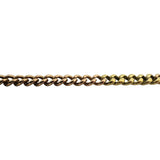 18k Yellow and Rose Gold 28.8g Solid Vintage Curb Link Chain Necklace 20.5"