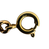 18k Yellow and Rose Gold 28.8g Solid Vintage Curb Link Chain Necklace 20.5"