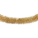 14k Yellow Gold 32g Ladies Unique 12mm Foxtail Fringe Necklace 18"