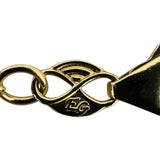 14k Yellow Gold 9.8g Polished and Brushed 7mm Ball Bead Necklace 18"