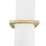 14k Yellow Gold 32g Vintage Heavy 6.5mm Squared Bangle Bracelet Italy 6.25"