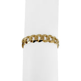 14k Yellow Gold 25g Solid Men's 10.5mm Curb Link Bracelet 8"