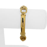18k Yellow Gold 25.8g Ladies Polished Fancy Bar Link Bracelet Italy 7"