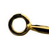 18k Yellow Gold 23.5g Solid Vintage 4.2mm Puffy Mariner Link Chain Necklace 20"