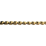 14k Yellow Gold 5.7g Hollow Light 6mm Milor Fancy Link Bracelet Italy 7.25"