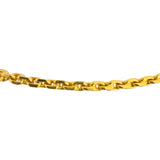 24k Pure Yellow Gold 37.5g Solid Heavy 3.2mm Cable Biker Link Chain Necklace 23"