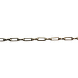 18k White Gold 10.9g Solid Ladies 4mm Fancy Link Chain Necklace 16"