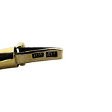 14k Yellow Gold 10g Ladies Polished 4.5mm Twisted Bangle Bracelet 7"