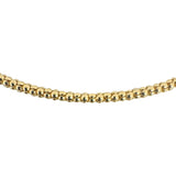 14k Yellow Gold 11.6g Ladies 3.5mm Popcorn Link Necklace 20"