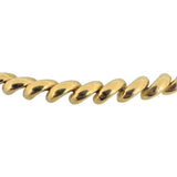 14k Yellow Gold 32.7g Ladies Polished 7.5mm San Marco Link Necklace 16"