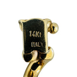 14k Yellow Gold 32.7g Ladies Polished 7.5mm San Marco Link Necklace 16"