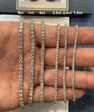 Brand New 1.5cttw Natural Diamond Tennis Bracelet in 14k White Gold