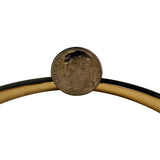 14k Yellow Gold 6.2g Ladies Textured 6mm Bangle Bracelet 7.25"