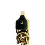 14k Yellow Gold 15.5g Milor Squared Graduated Byzantine Link Necklace Italy 18"