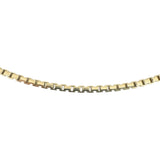 14k Yellow Gold 16.2g Solid Heavy 2mm Box Link Chain Necklace Italy 24"