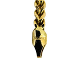 14k Yellow Gold 12.5g Squared 3mm Franco Link Chain Necklace 22"