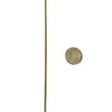14k Yellow Gold 4.6g Solid Thin 1.5mm Round Snake Link Necklace Italy 18"
