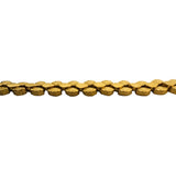24k Pure Yellow Gold 14.5g Solid Heavy 5.5mm Panther Link Bracelet 7"