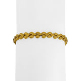 24k Pure Yellow Gold 14.5g Solid Heavy 5.5mm Panther Link Bracelet 7"