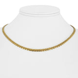 18k Yellow Gold 19.3g Solid UnoAErre 3.5mm Mariner Link Chain Necklace Italy 16"