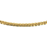 18k Yellow Gold 19.3g Solid UnoAErre 3.5mm Mariner Link Chain Necklace Italy 16"