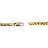 18k Yellow Gold 19.3g Solid UnoAErre 3.5mm Mariner Link Chain Necklace Italy 16"