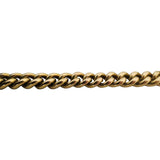 14k Yellow Gold 28.4g Solid Vintage 6mm Ladies Curb Link Bracelet 7"