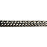 14k Yellow and White Gold 11.9g UnoaErre Three Strand Popcorn Bracelet Italy 7"