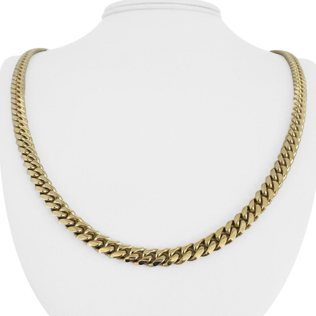 10k Yellow Gold 61g Solid Heavy 6mm Cuban Link Chain Necklace 24"